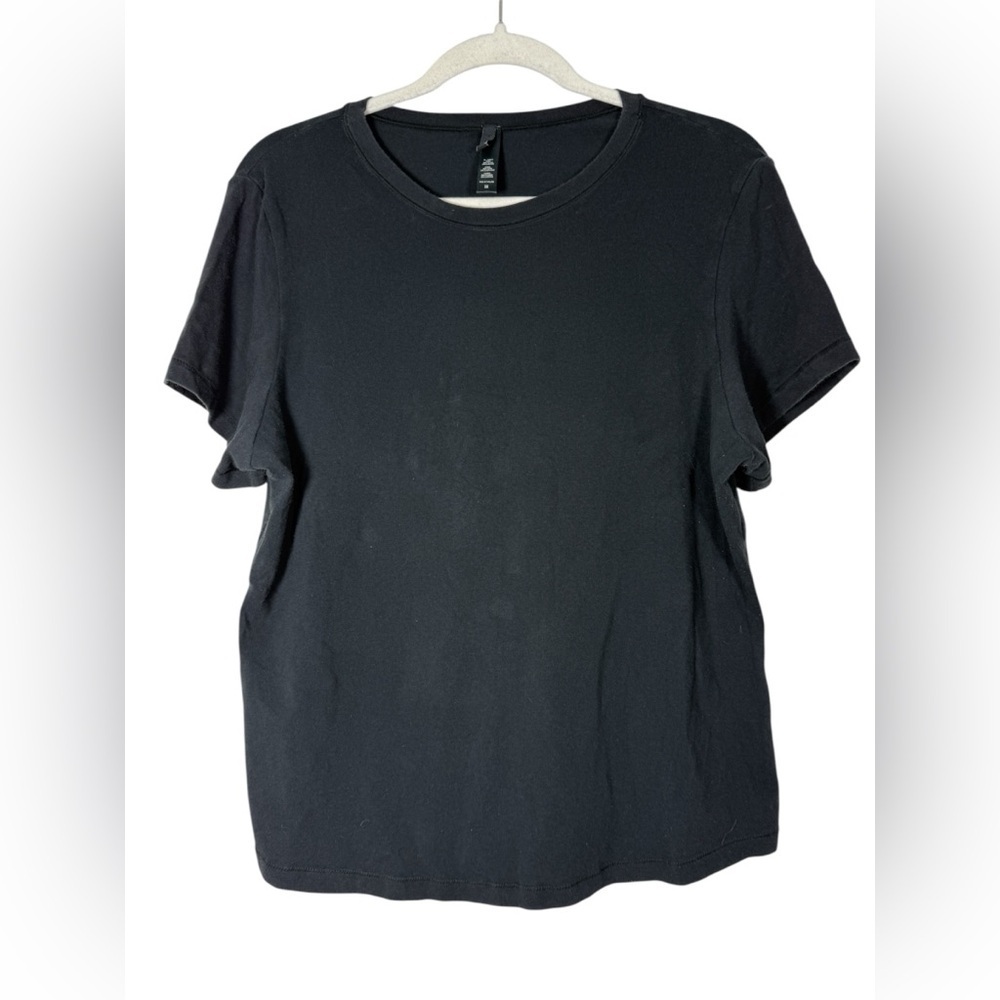 SKIMS Cotton Jersey Tshirt in Soot Size 3X